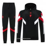 Tuta con Cappuccio Manchester United 2024 Nero