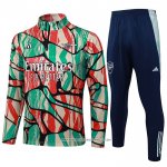 Tuta da Track Felpa Arsenal Rosso 24-25 Verde