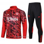 Tuta da Track Felpa Manchester United 23/24 Rosso