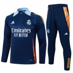 Tuta da Track Felpa Real Madrid 24/25 Bambino Blu
