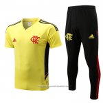 Tuta da Track Flamengo 22/23 Manica Corta Giallo