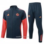 Tuta da Track Giacca Bayern Monaco 25/26 Bambino Grigio Arancione
