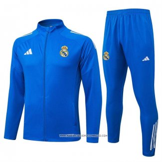 Tuta da Track Giacca Real Madrid 25/26 Bambino Azzurro