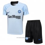 Tuta da Track Inter 23/24 Manica Corta Blu - Pantaloncini
