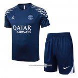 Tuta da Track Paris Saint-Germain 2025-2026 Manica Corta Blu - Pantaloncini