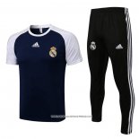 Tuta da Track Real Madrid 2021-22 Manica Corta Blu