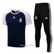 Tuta da Track Real Madrid 2021-22 Manica Corta Blu