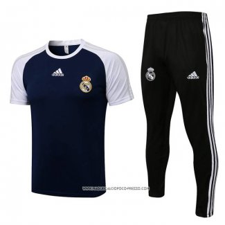 Tuta da Track Real Madrid 2021-22 Manica Corta Blu