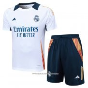 Tuta da Track Real Madrid 2024 Manica Corta Bianco - Pantaloncini -25