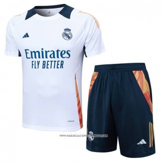Tuta da Track Real Madrid 2024 Manica Corta Bianco - Pantaloncini -25