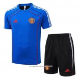 Conjunto Polo Manchester United 25/26 Blu