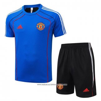 Conjunto Polo Manchester United 25/26 Blu