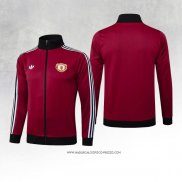 Giacca Manchester United 2024 Rosso Scuro -25