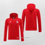 Giacca con Cappuccio Bayern Monaco 22/23 Rosso
