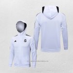 Giacca con Cappuccio Real Madrid 22/23 Bianco