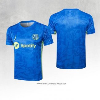 Maglia Allenamento Barcellona 2024 Blu -2025