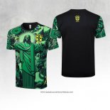 Maglia Allenamento Brasile Verde Jesus 24-25