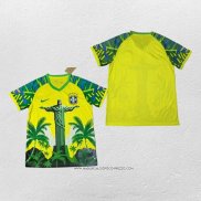 Maglia Brasile Jesus 25/26 Giallo Verde Thailandia
