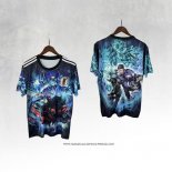 Maglia Giappone Nero Thailandia Anime 25-26