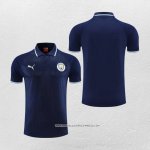 Maglia Polo Manchester City 22/23 Blu Navy
