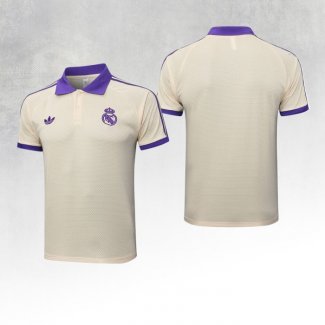Maglia Polo Real Madrid 25-26 Giallo