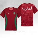 Maglia Prematch Marocco 2024 Rosso