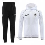 Tuta con Cappuccio Napoli 23/24 Bianco