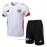 Tuta da Track Ajax 25/26 Manica Corta Bianco - Pantaloncini