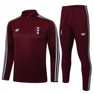 Tuta da Track Felpa Ajax 25/26 Rosso