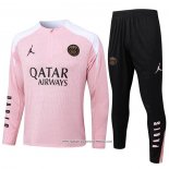 Tuta da Track Felpa Paris Saint-Germain Jordan Bambino Rosa 24-25