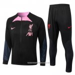 Tuta da Track Giacca Liverpool 22/23 Bambino Nero