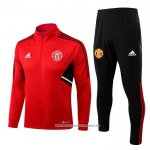 Tuta da Track Giacca Manchester United 22/23 Rosso
