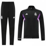 Tuta da Track Giacca Real Madrid 22/23 Bambino Nero