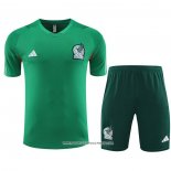 Tuta da Track Messico 23-24 Manica Corta Verde - Pantaloncini