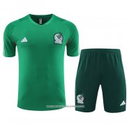 Tuta da Track Messico 23-24 Manica Corta Verde - Pantaloncini