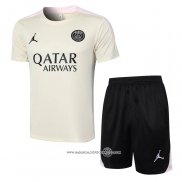 Tuta da Track Paris Saint-Germain Jordan 24/25 Manica Corta Giallo - Pantaloncini
