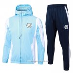 Chandal de Giacca a Vento Manchester City 24/25 Blu