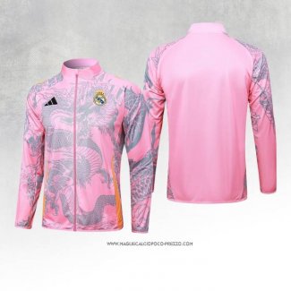 Giacca Real Madrid Rosa Dragon 24-25