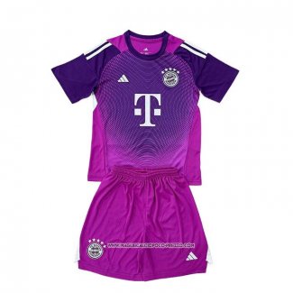 Maglia Bayern Monaco Portiere 25/26 Bambino Purpura