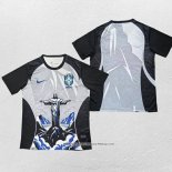 Maglia Brasile Jesus 2026 Nero Thailandia Grigio