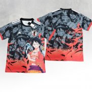 Maglia Giappone Nero Thailandia Anime 2025-2026
