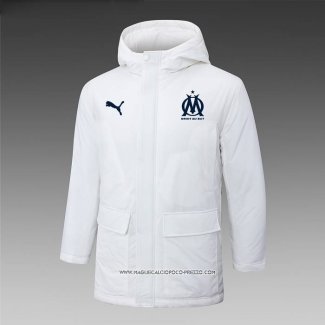 Olympique Marsiglia 2024 Bianco Chaqueta Invierno del -25