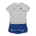 Seconda Maglia Francia 2022 Bambino