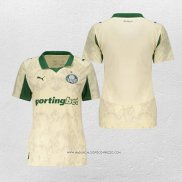 Seconda Maglia Palmeiras 2025 Donna Giallo