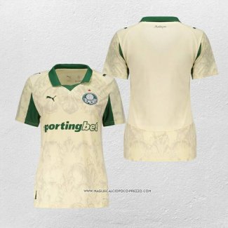 Seconda Maglia Palmeiras 2025 Donna Giallo
