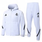 Tuta con Cappuccio Real Madrid 25/26 Bianco