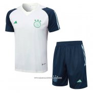 Tuta da Track Ajax 23-24 Manica Corta Verde - Pantaloncini
