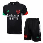 Tuta da Track Arsenal 25/26 Manica Corta Nero - Pantaloncini