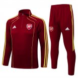 Tuta da Track Felpa Arsenal 25/26 Bambino Rosso Giallo