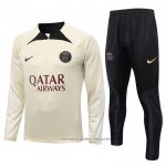Tuta da Track Felpa Paris Saint-Germain 23/24 Bambino Giallo